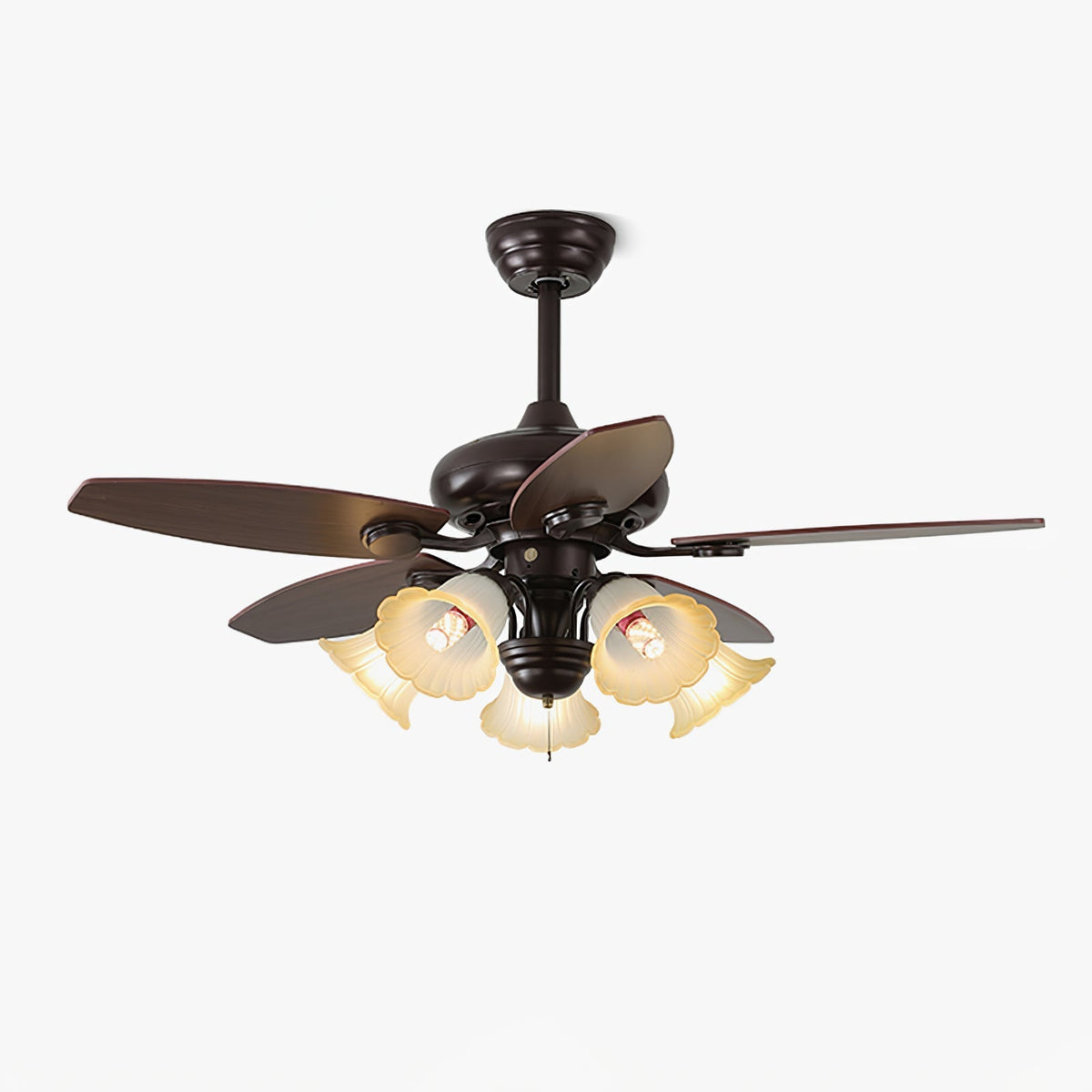 Ciraneon Vintage plafondventilator met verlichting