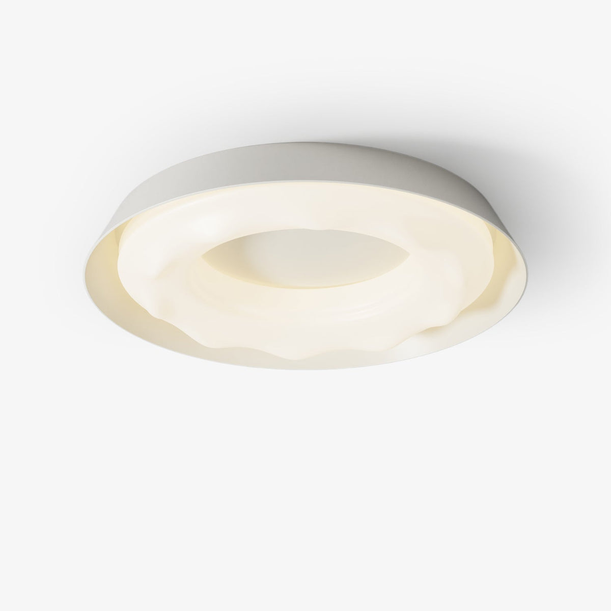 Vathais Moderne minimalistische plafondlamp met rimpels