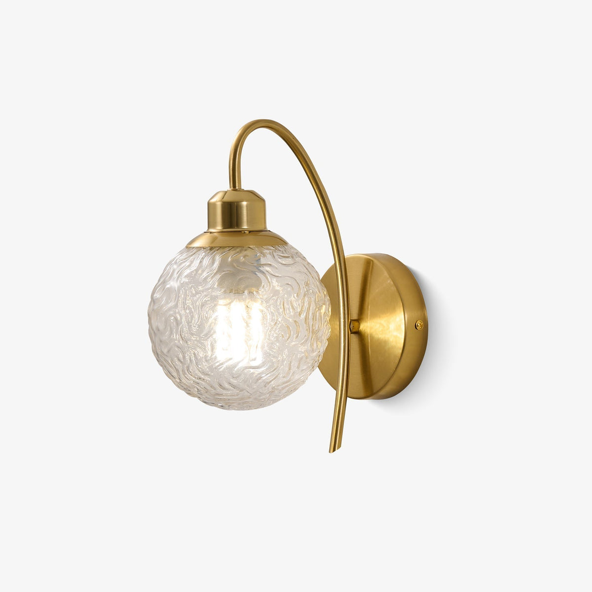 Brynd gebogen wandlamp