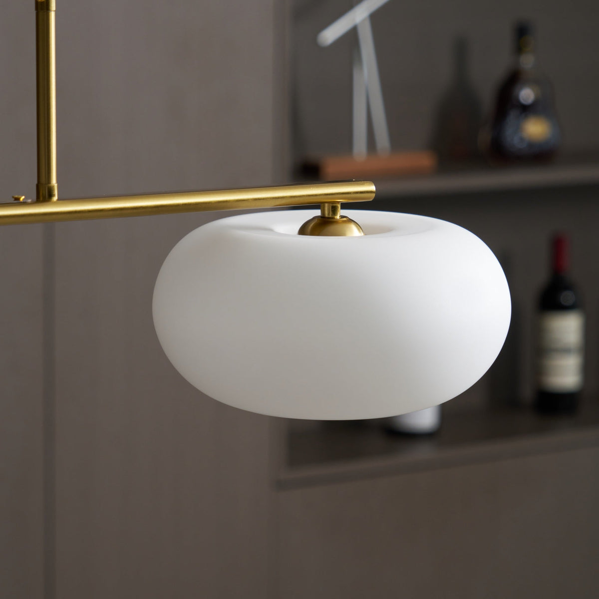 Lumeiella hanglamp 3-licht bolvormig lineair