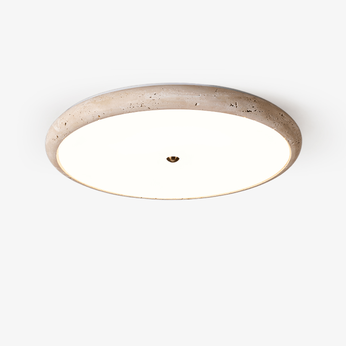 Taveria travertin Halo plafondlamp