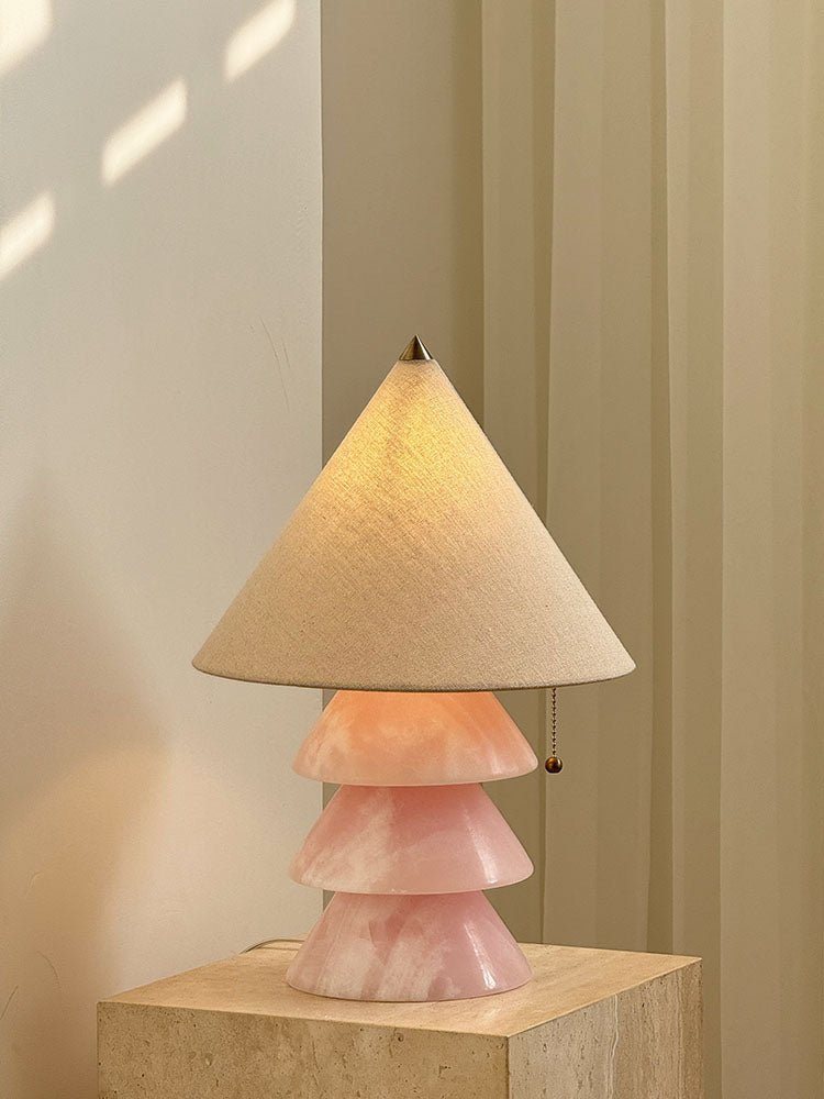 Pyramid Retro marmeren tafellamp
