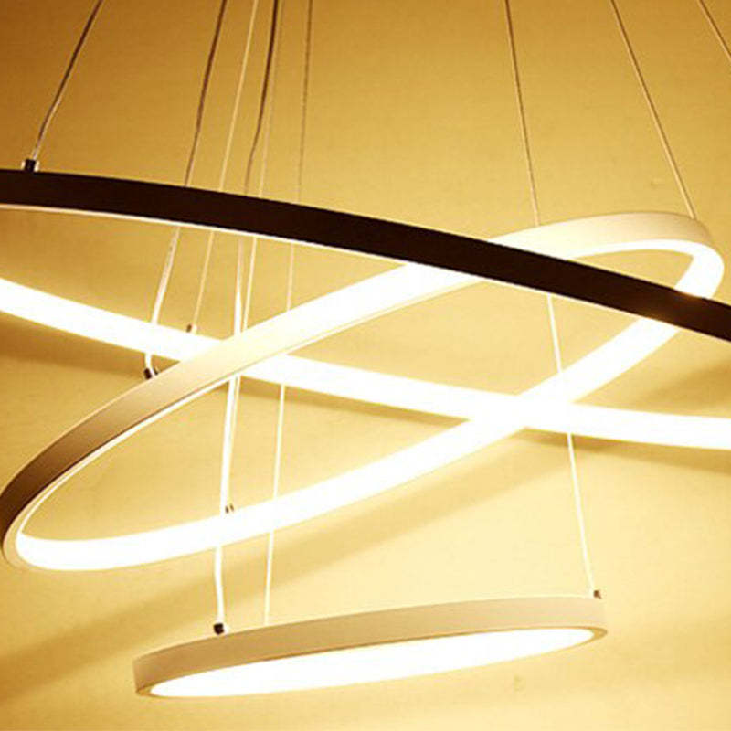 Alonza Design LED Hanglamp Gouden Wit Zwart Metaal Glas Eetkamer