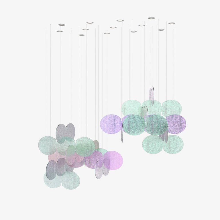 Nimbus Clouds Iridescent Disc Kroonluchter