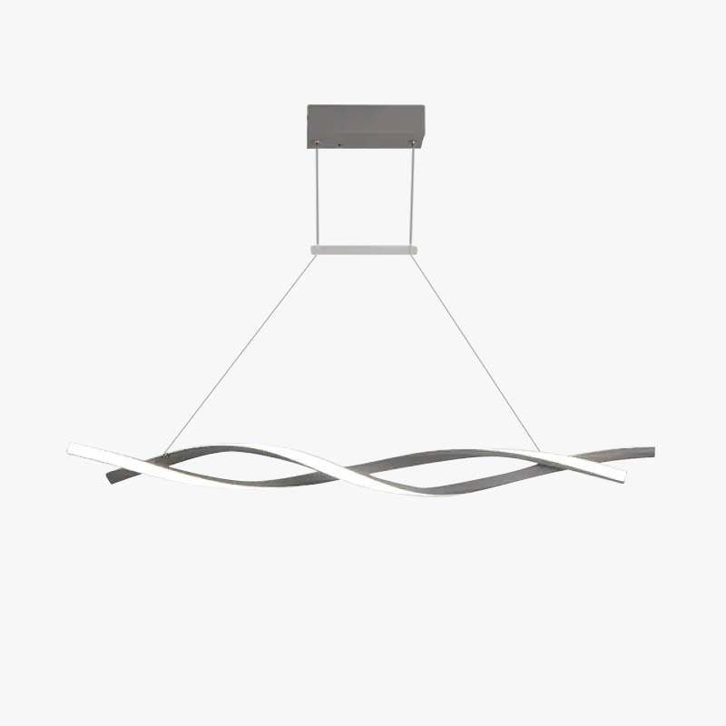 Louise Moderne LED Hanglampen Zwart Grijs Metaal Silica Gel Eetkamer