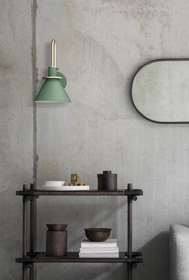 Solerine wandlamp zwart goud minimalistisch