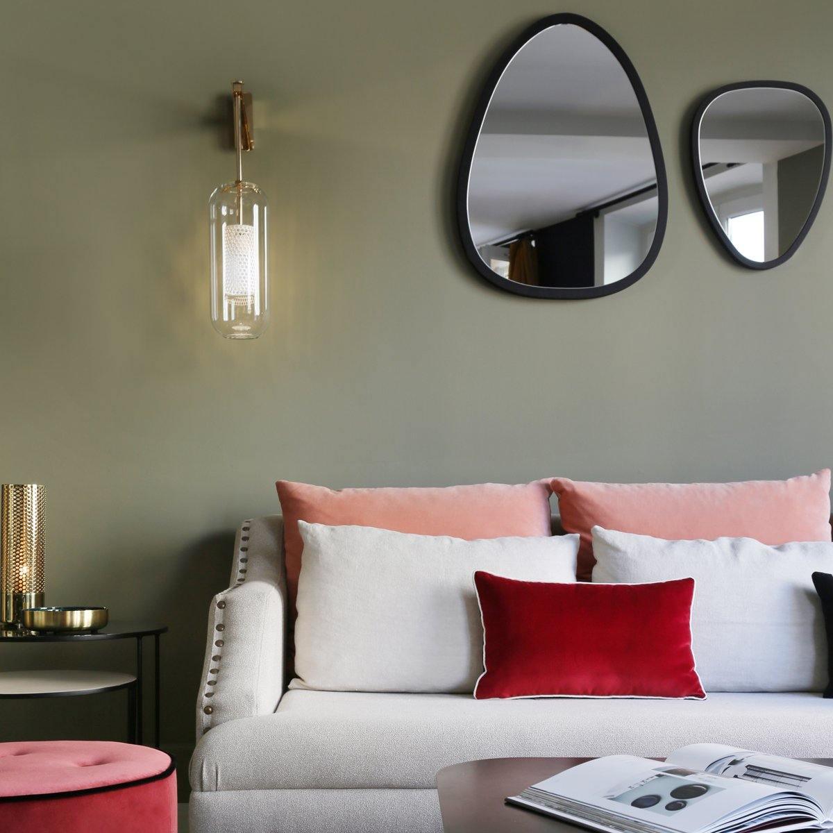 Eirinette Premium Noordse kunst glas wandlamp