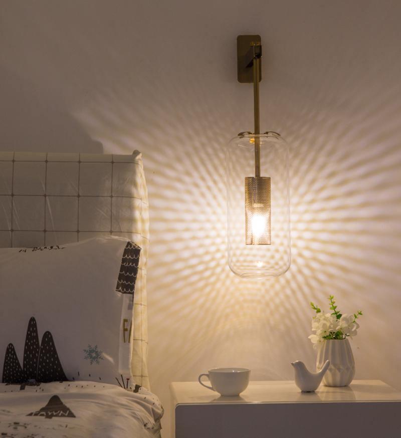 Eirinette Premium Noordse kunst glas wandlamp