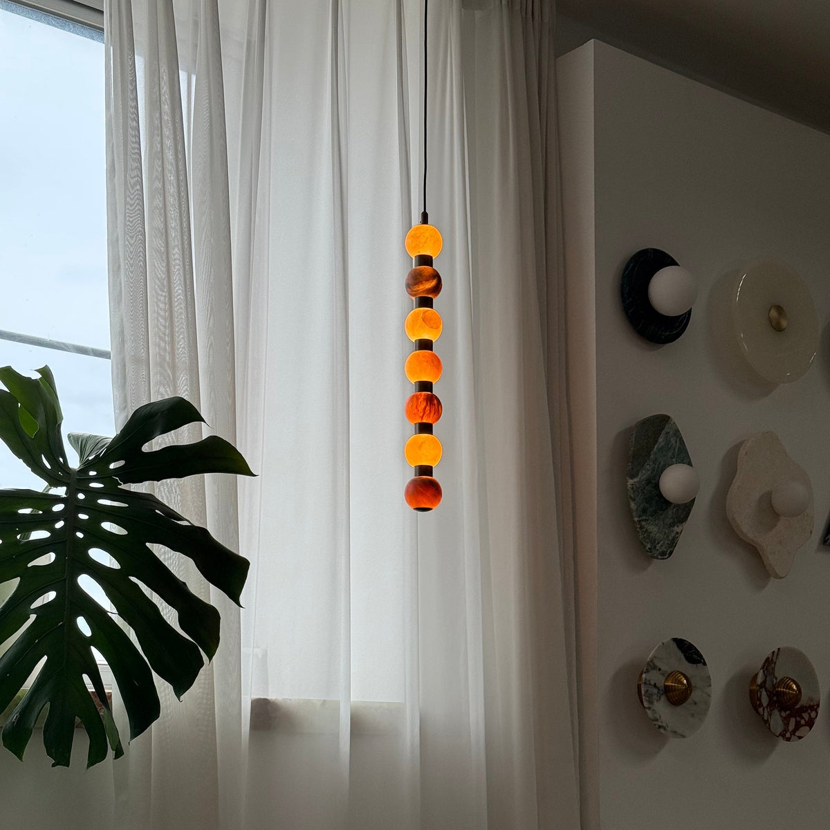 Loxford albast hanglamp