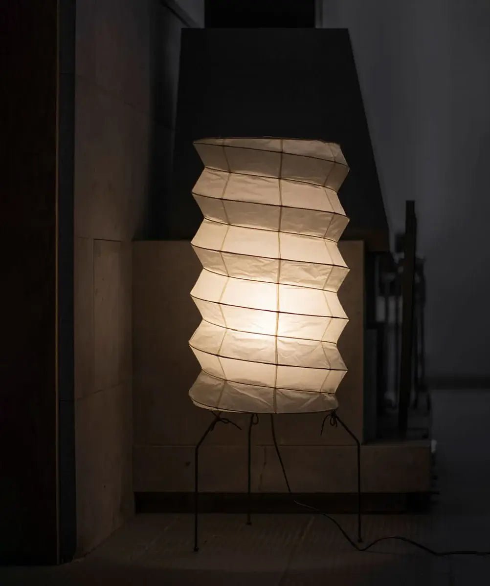 Felrn Minimalistische vloerlamp met rijstpapier