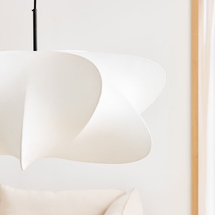Luxe moderne hanglamp van zijde