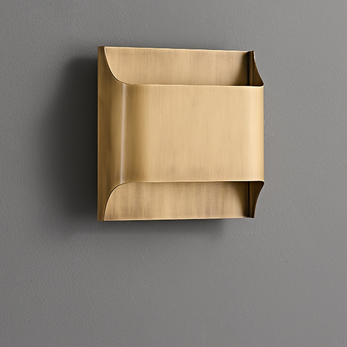 Hardy wandlamp van messing