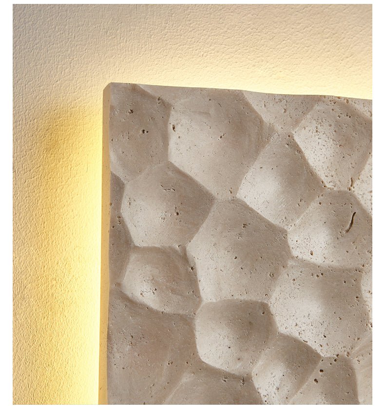 Seleaya Hexa Hive Stone wandlamp
