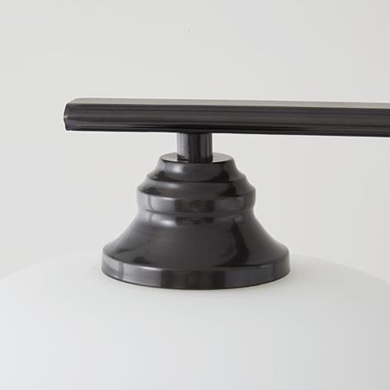 Hailie Retro Grote Plafondlamp Zwart Wit Metaal Woonkamer Keuken