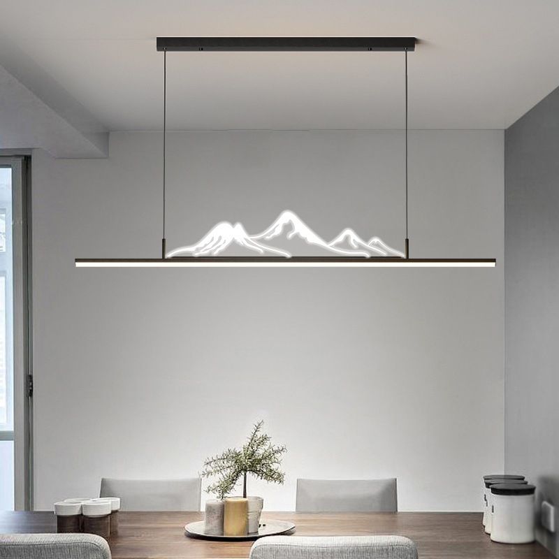 Louise Designer Moderne Hanglamp Zwart/ Goud Metaal/Acryl Slaapkamer