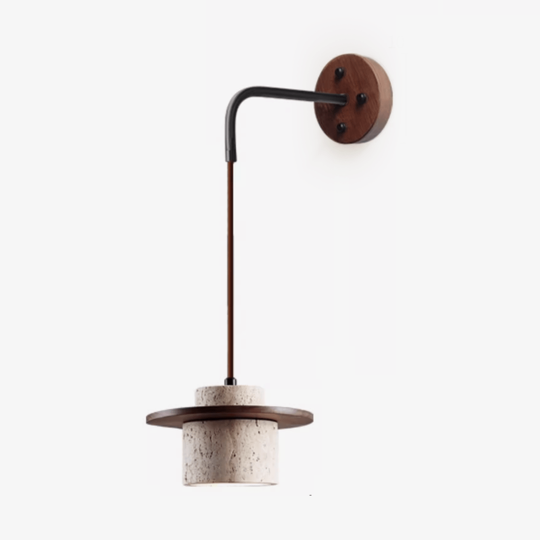 Neririse Cylindrical Stone wandlamp