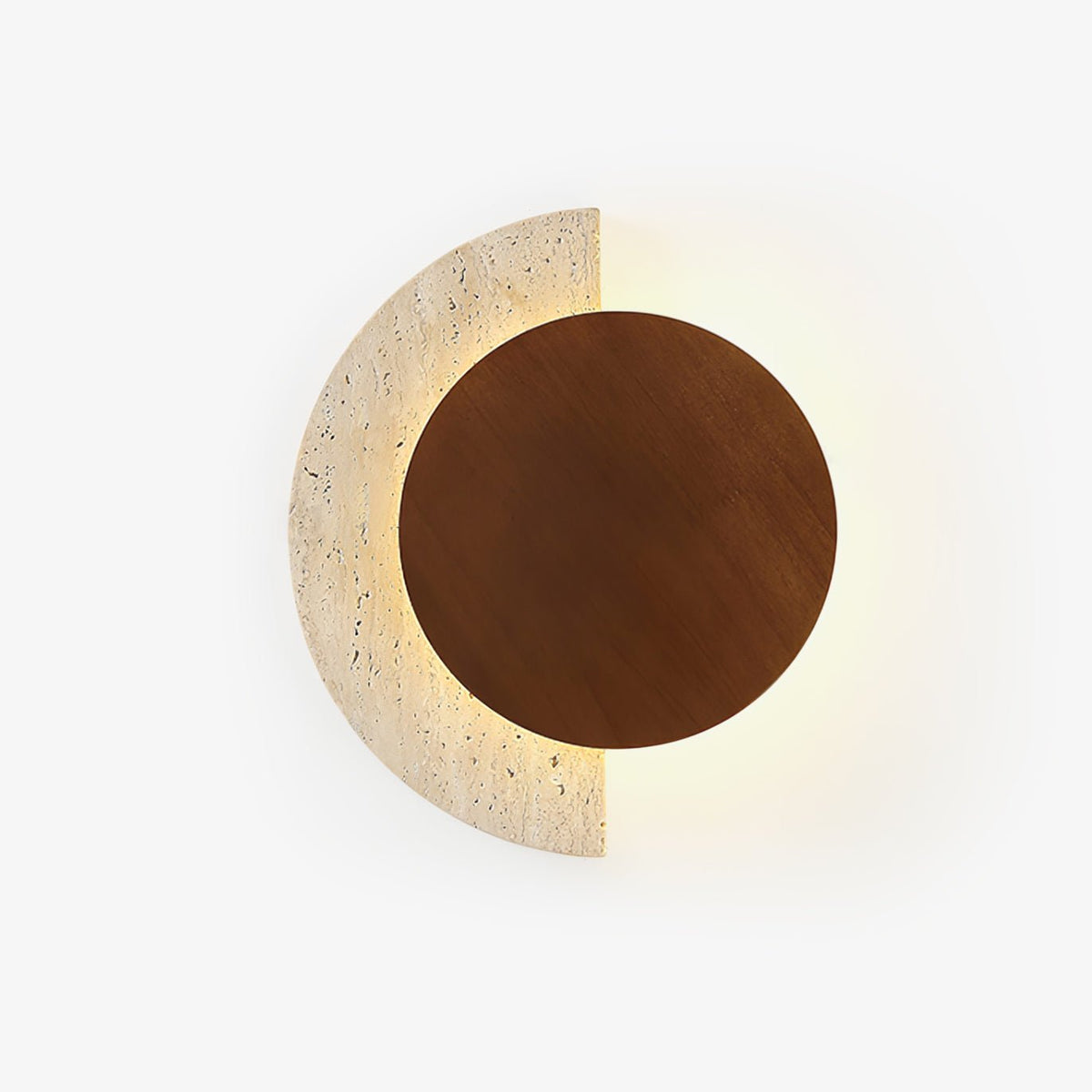 Crescent Halo wandlamp met stekker