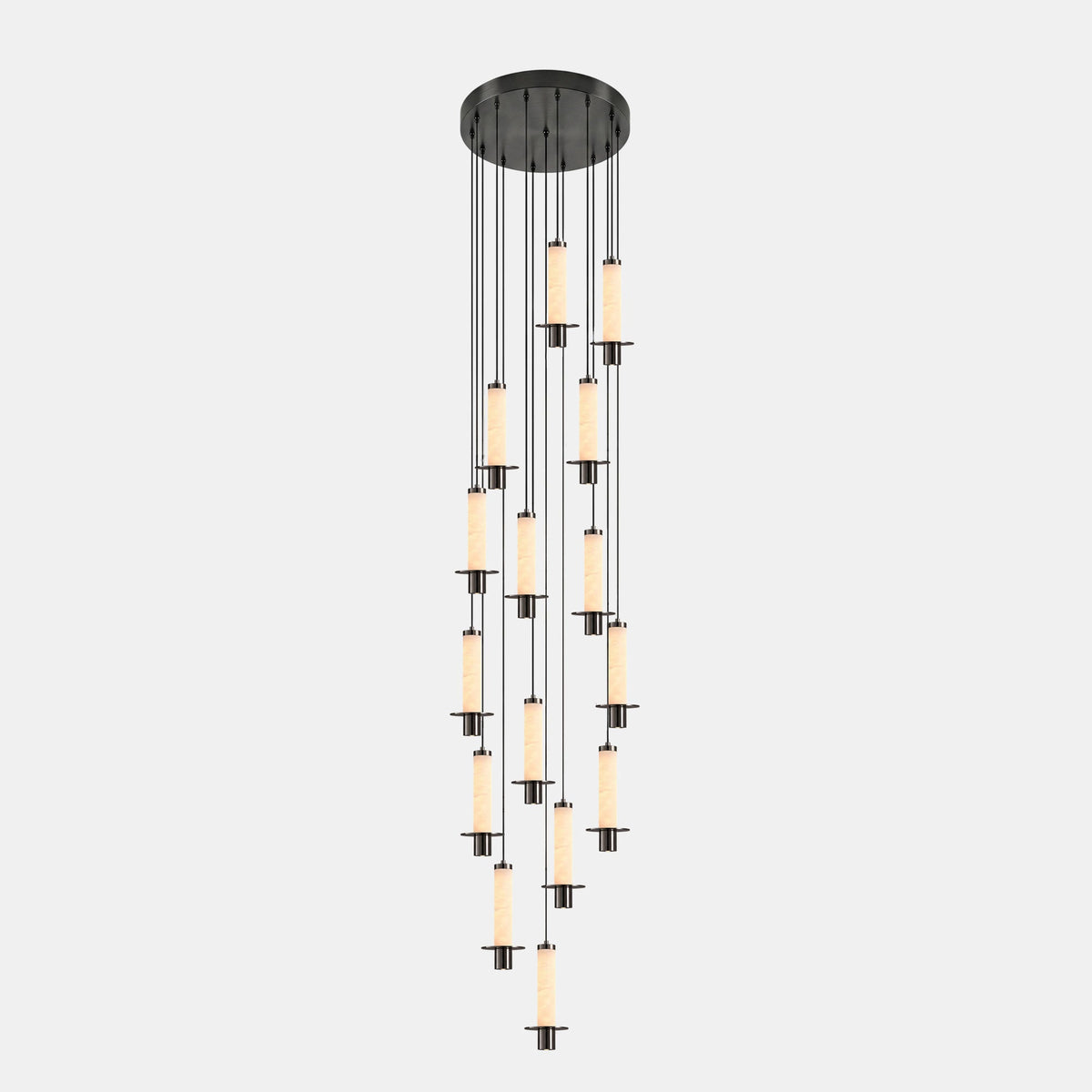 Eirenelia Slank Albast Cilindrisch Hanglamp