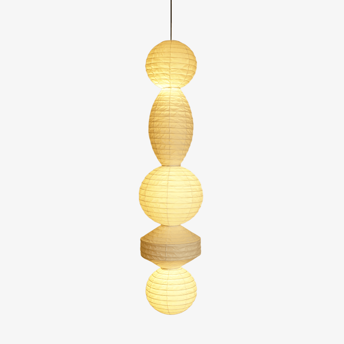 Dov Minimalistische hanglamp van papier