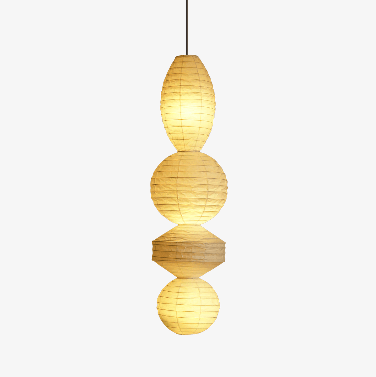 Dov Minimalistische hanglamp van papier