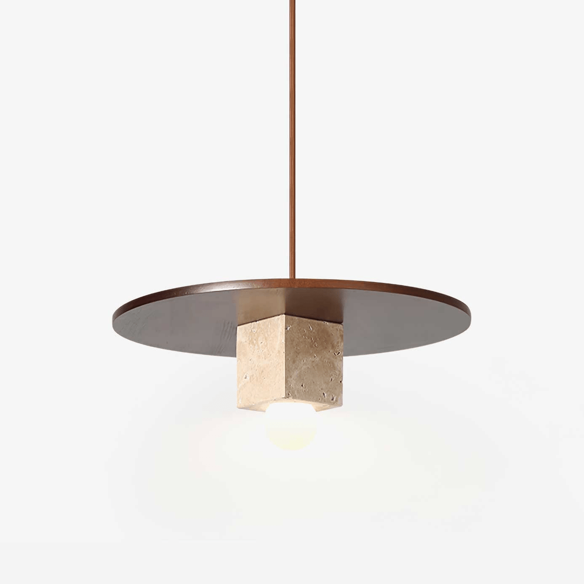 Sarix Geometrisch Travertin Hanglamp