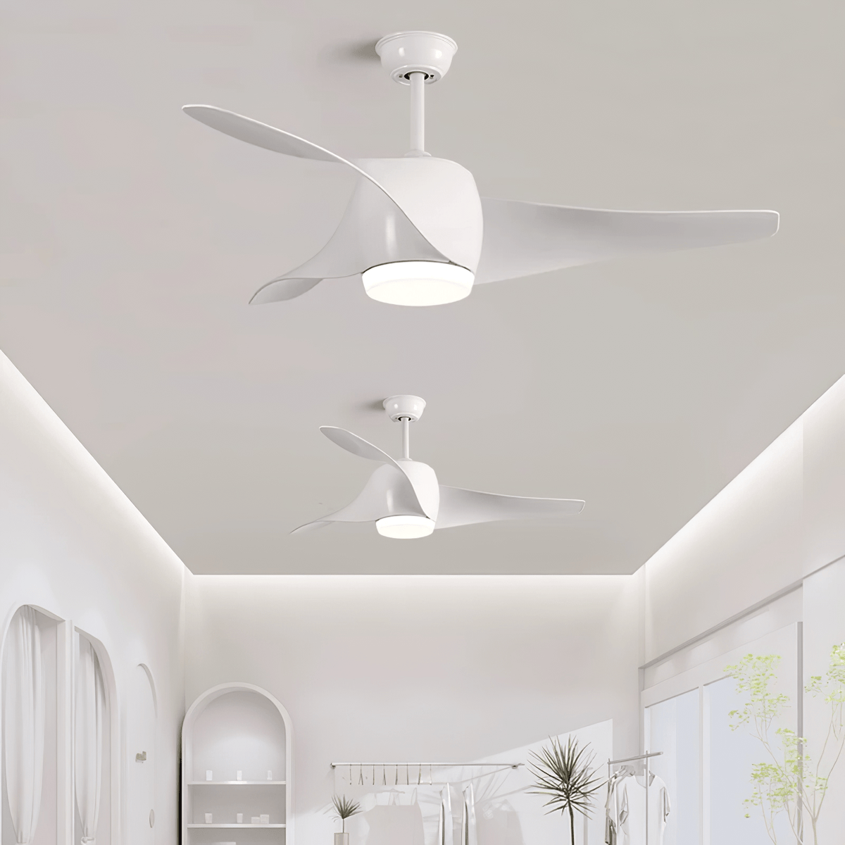 Cirivella plafondventilator met verlichting
