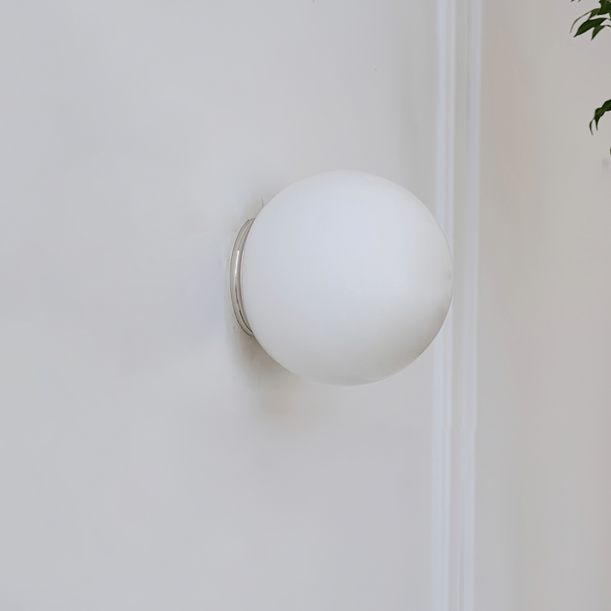 Celorira Moderne minimalistische mini-orb wandlamp van glas