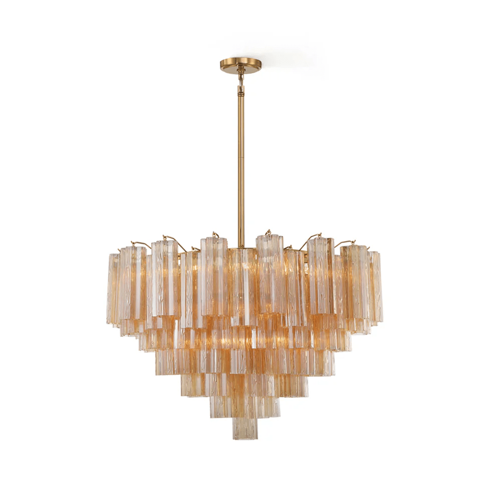 Bop kroonluchter Virella Murano-glasbuis luxe