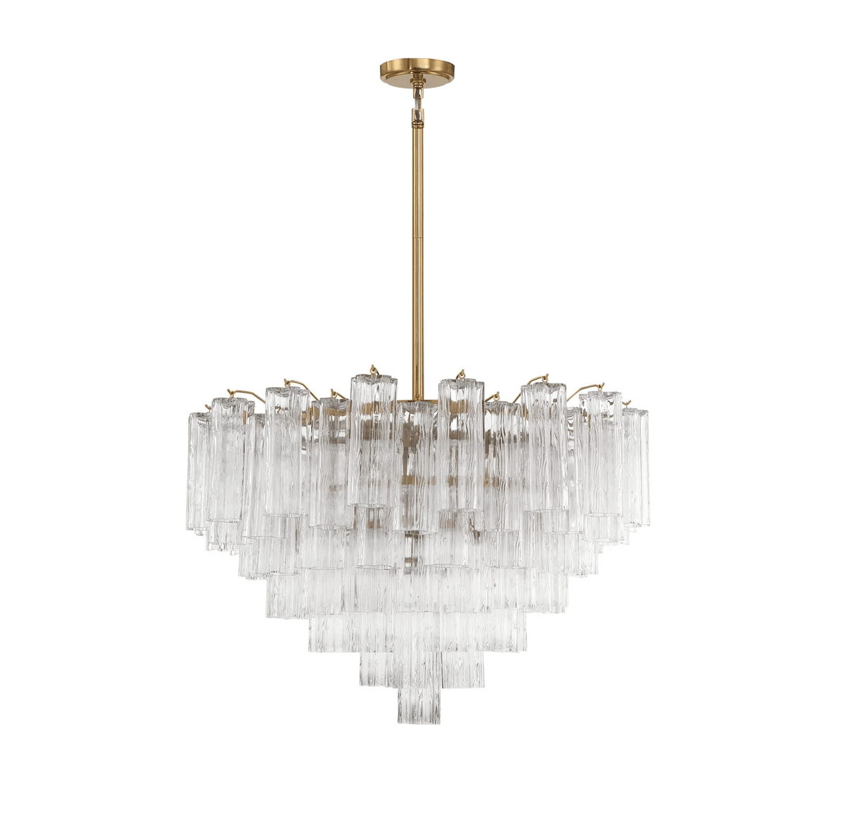 Bop kroonluchter Virella Murano-glasbuis luxe