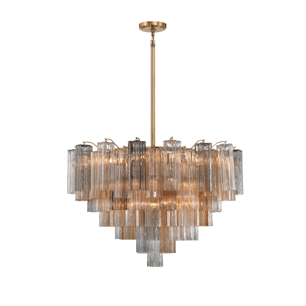 Bop kroonluchter Virella Murano-glasbuis luxe