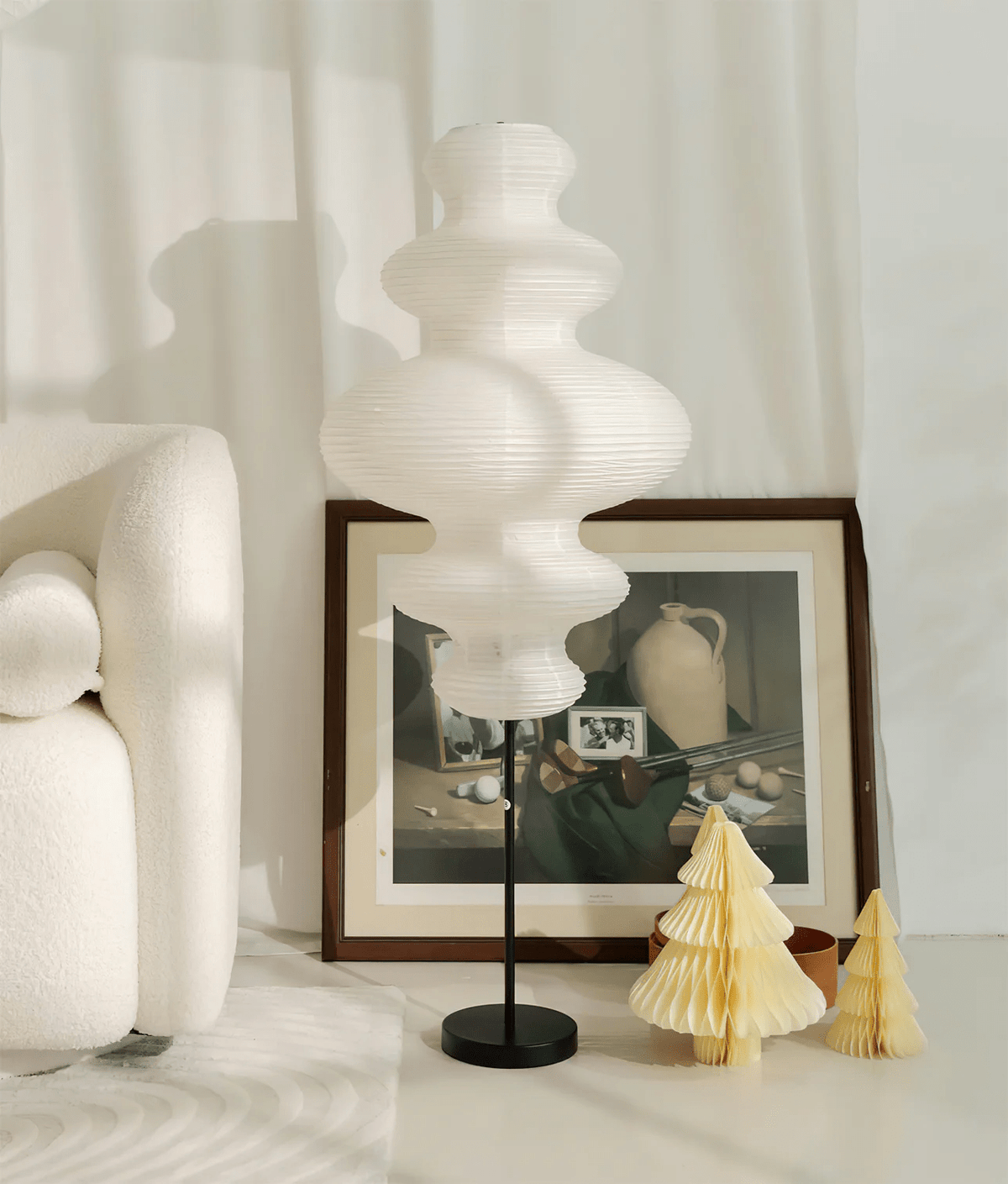 Vels Paper Scandinavische vloerlamp