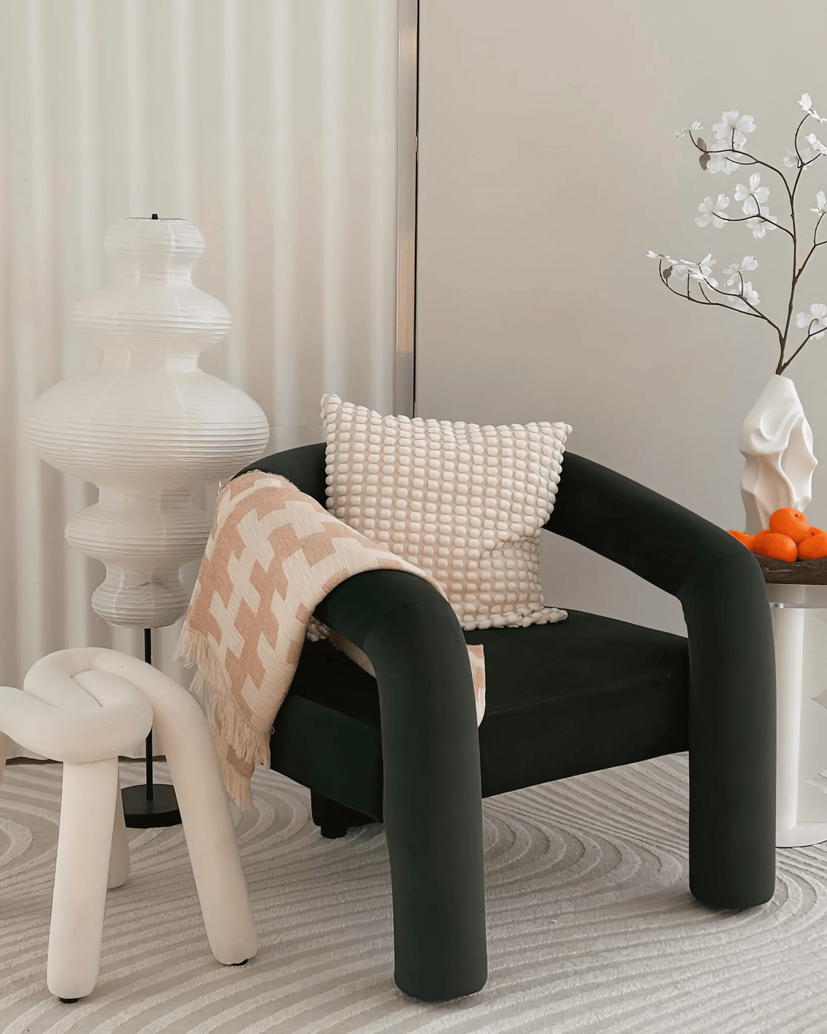 Vels Paper Scandinavische vloerlamp