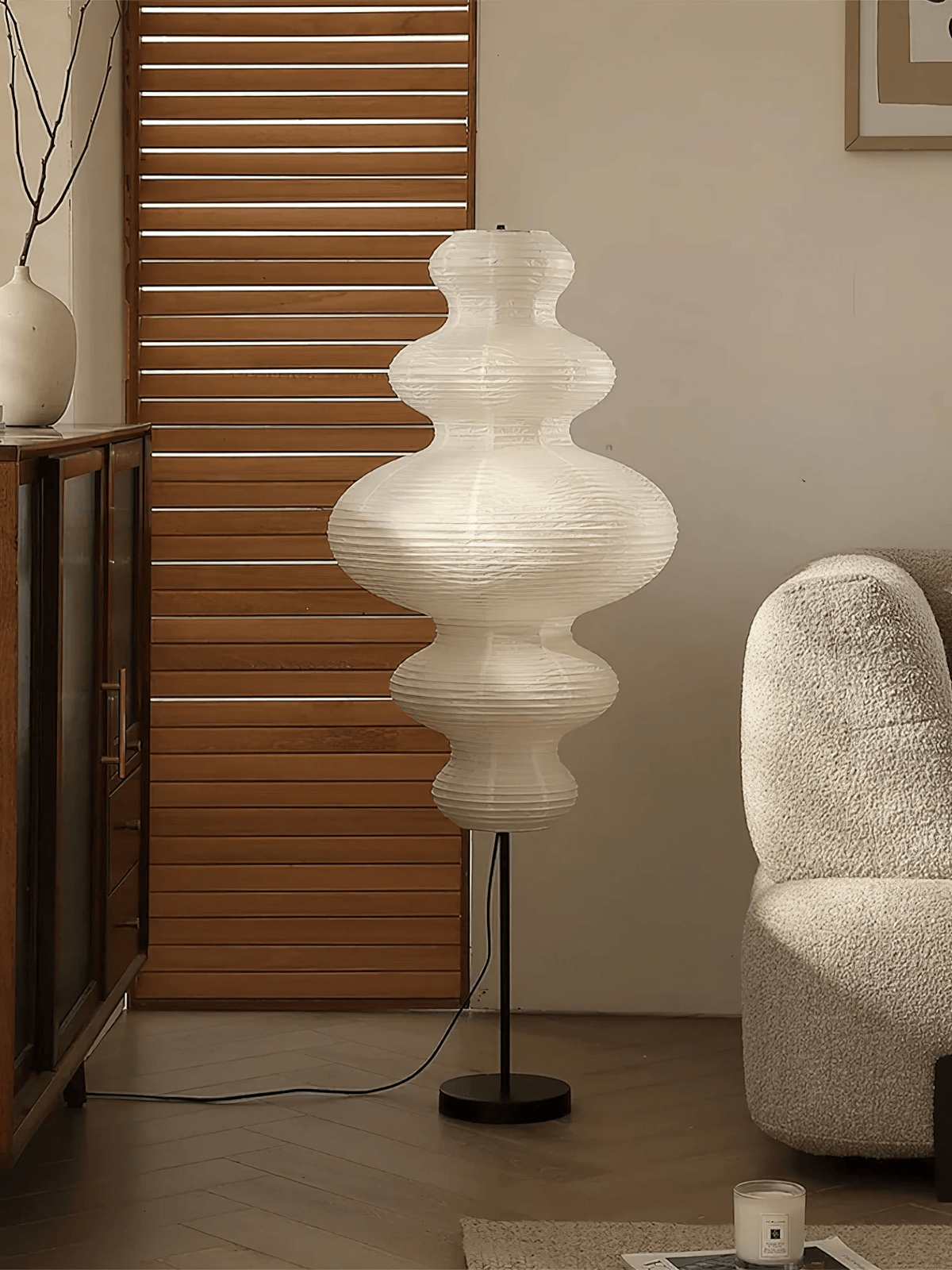 Vels Paper Scandinavische vloerlamp