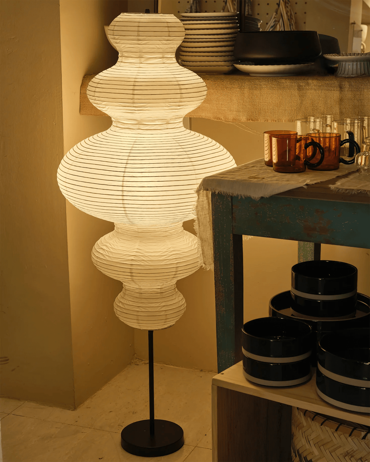 Vels Paper Scandinavische vloerlamp