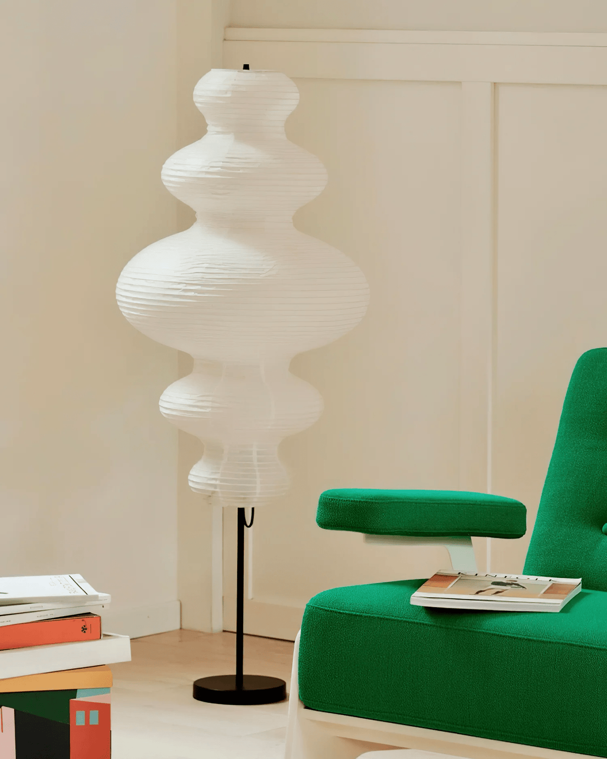Vels Paper Scandinavische vloerlamp