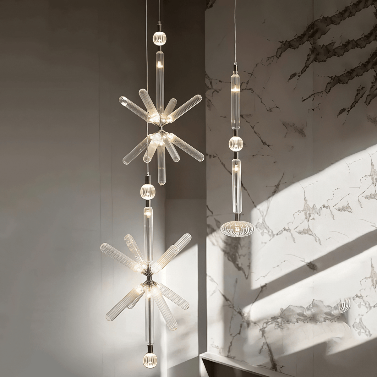 Tika Hanglamp Kristal cilinder Cipher Eigentijds
