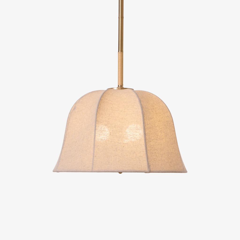 Fioalielle Vintage hanglamp van Linnen in Beige