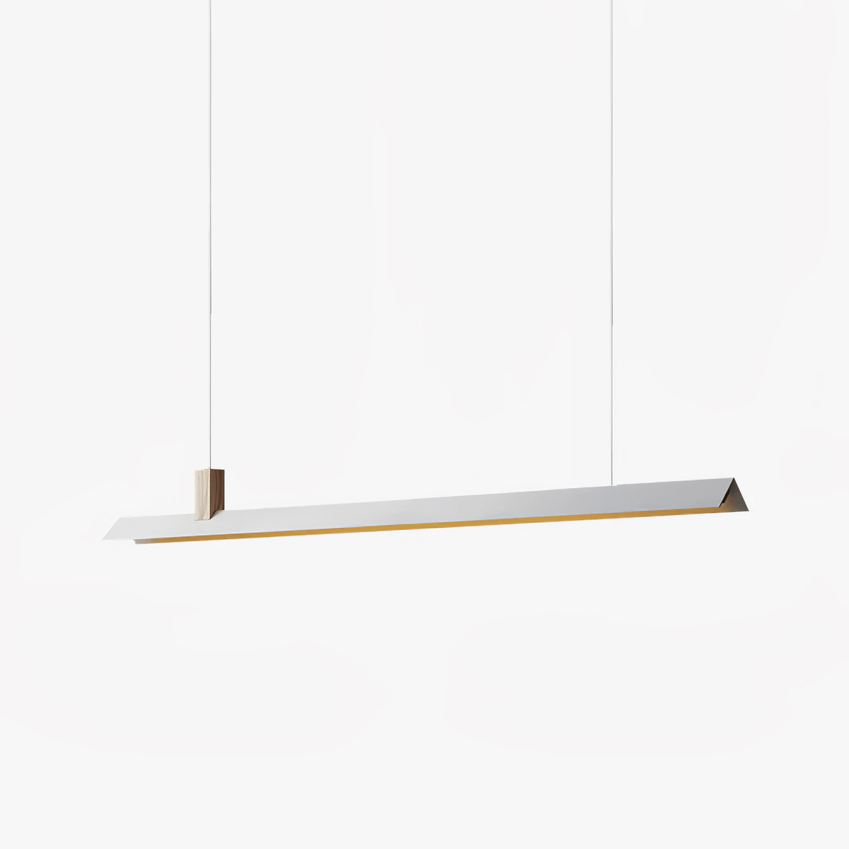 Linea Minimalistische hanglamp van hout