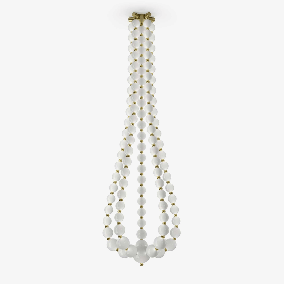 PearlCascade kroonluchter van glasparels