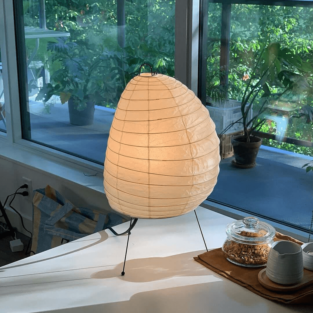 Elaris moderne tafellamp met rijstpapier