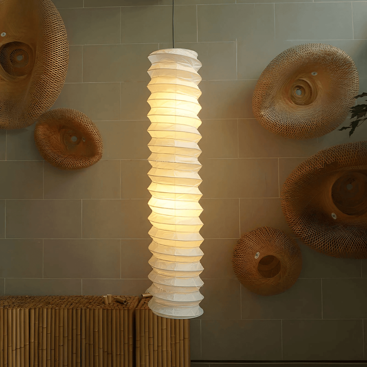 Luninaine Minimalistische hanglamp van papier