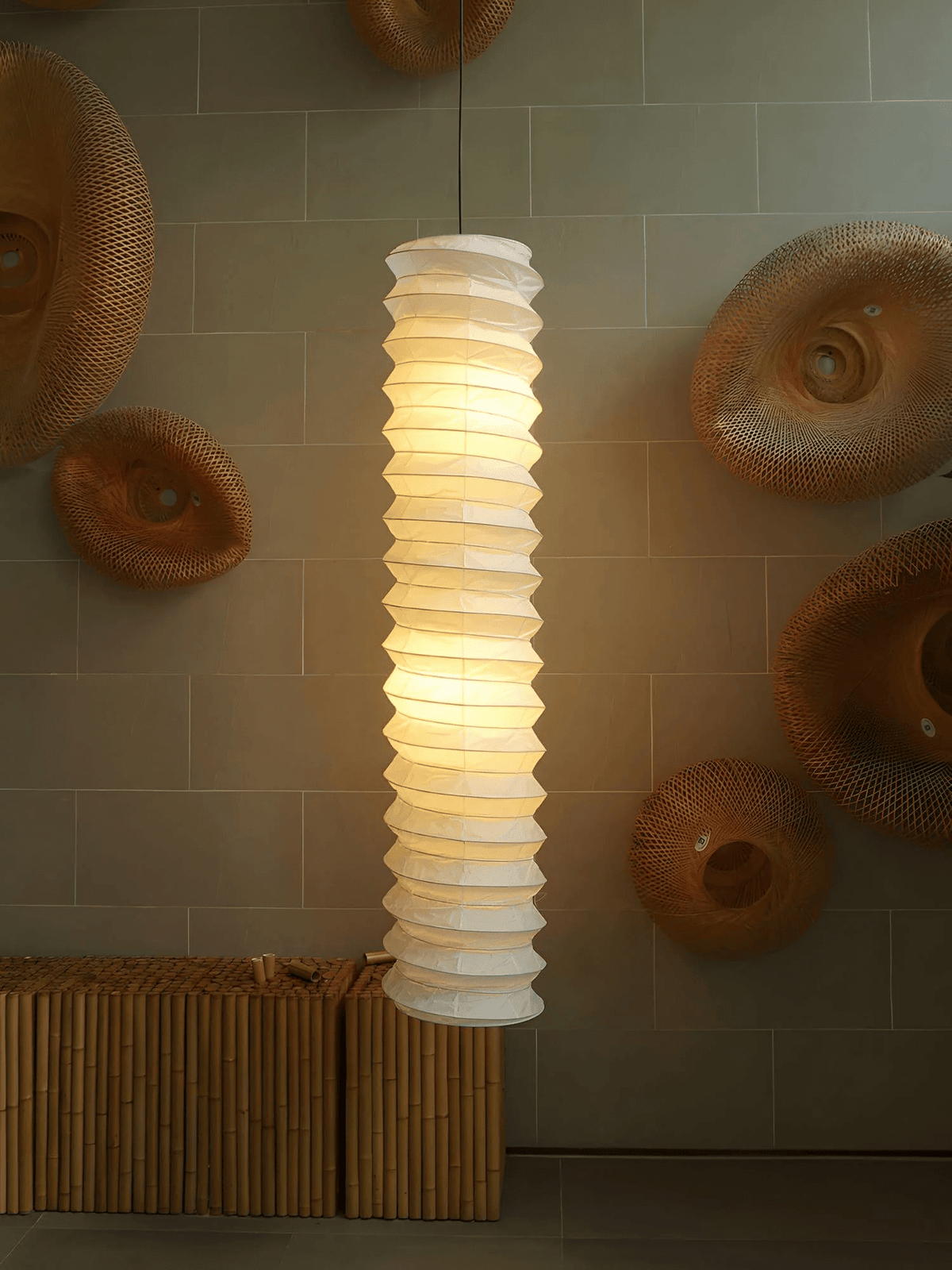 Luninaine Minimalistische hanglamp van papier