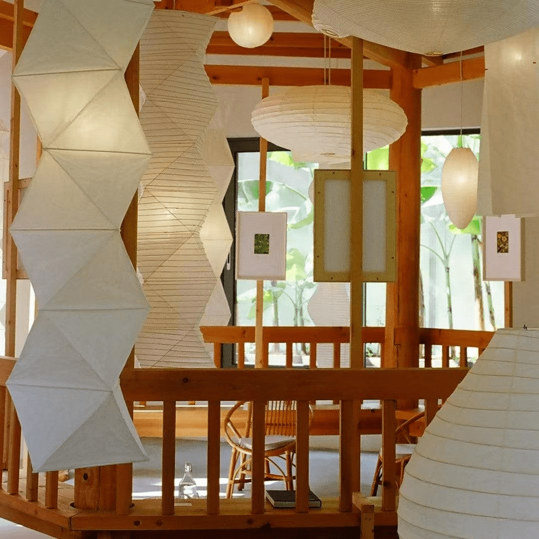 Jirso Minimalistische hanglamp van papier