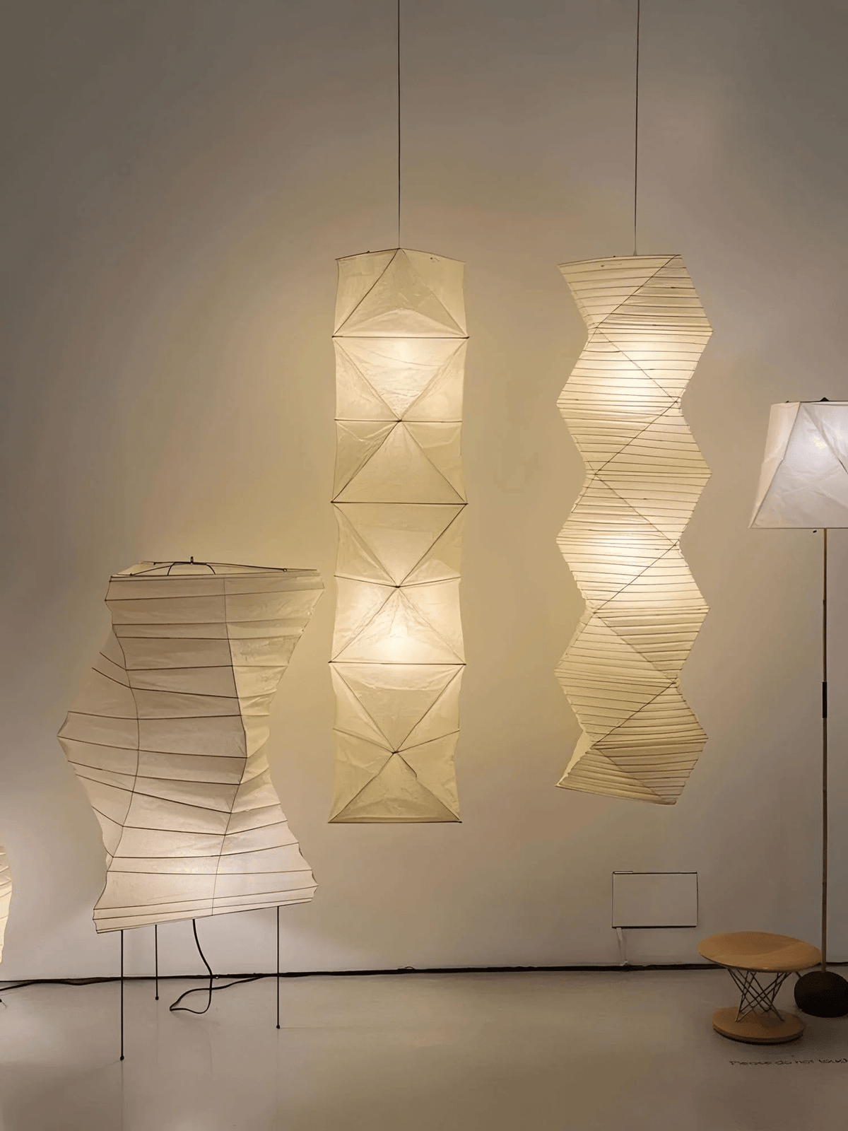 Jirso Minimalistische hanglamp van papier