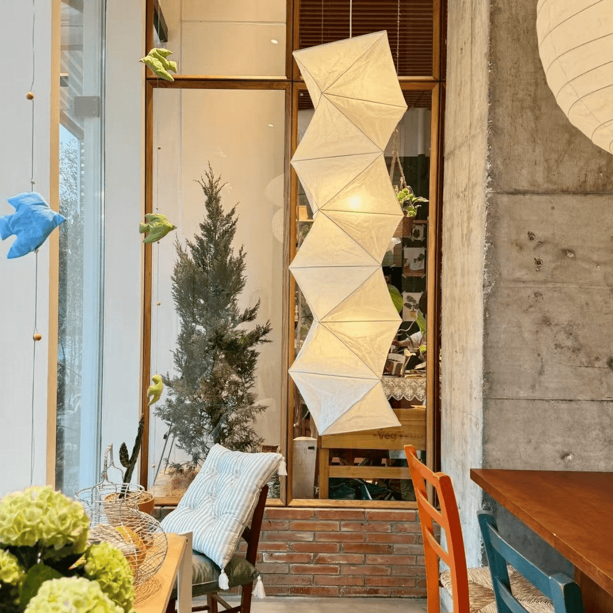 Jirso Minimalistische hanglamp van papier