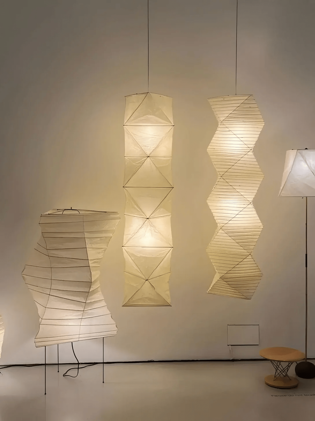 Jirso Minimalistische hanglamp van papier