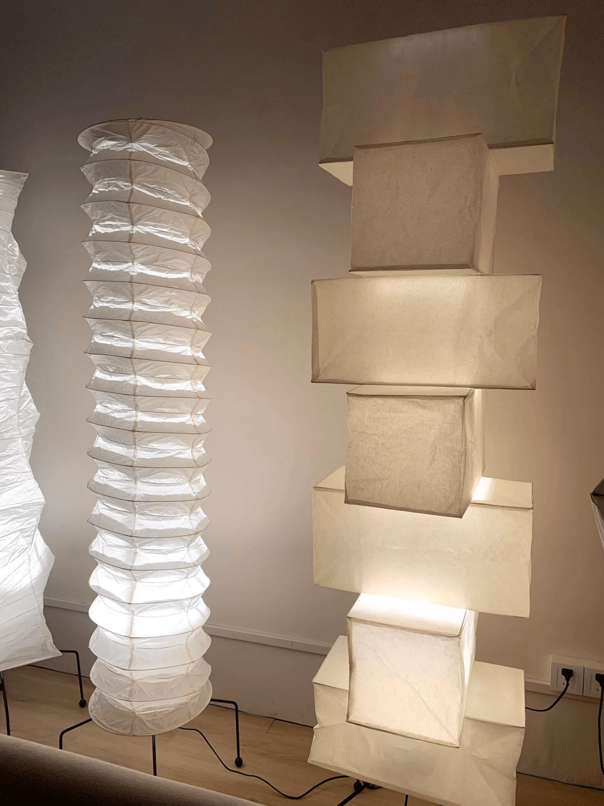 Soraine Minimalistische vloerlamp met rijstpapier