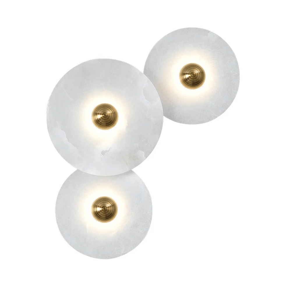 Albireria Minimalistische plafondlamp van albast