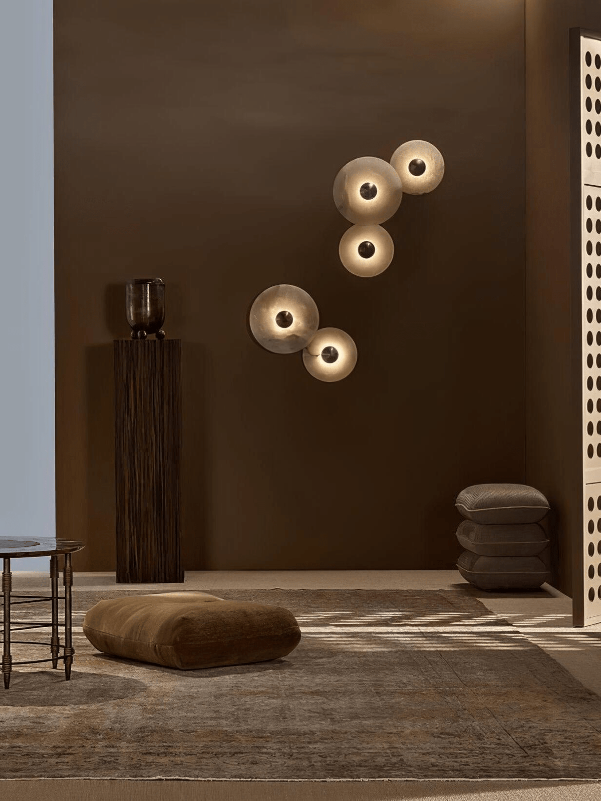 Albireria Minimalistische plafondlamp van albast