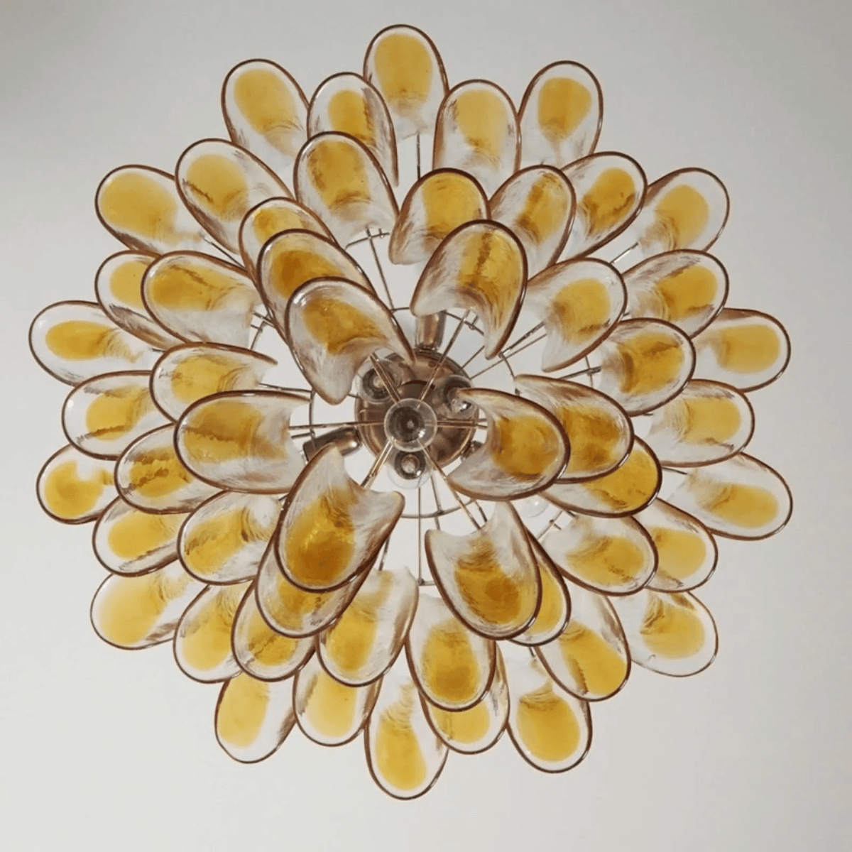 Eiroeon Kroonluchter Murano glas Gelaagd Italiaans
